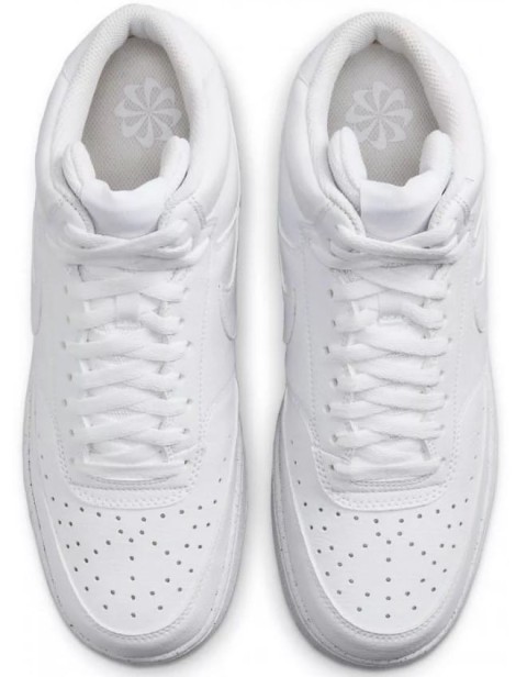 Nike Court Borough Mid (Gs) 839977 100-buty widok z góry
