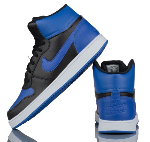 Nike Ebernon Mid Wysokie Aq1773 001-buty widok lewo/tył