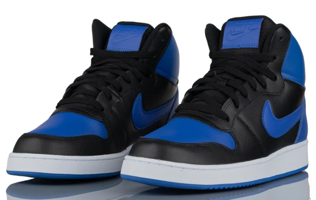 Nike Ebernon Mid Wysokie Aq1773 001-buty widok z boku