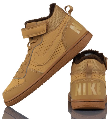 Nike Court Borough Mid Wtr Psv-buty widok lewo/tył
