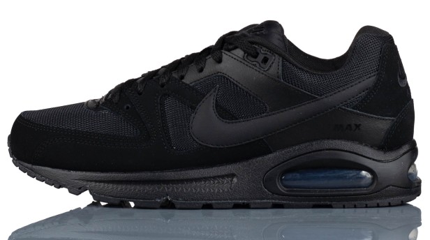Nike Air Max Command Całe Czarne 629993 020-but skierowany w lewo