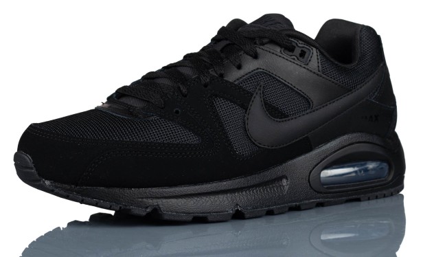 Nike Air Max Command Całe Czarne 629993 020-but widok z boku