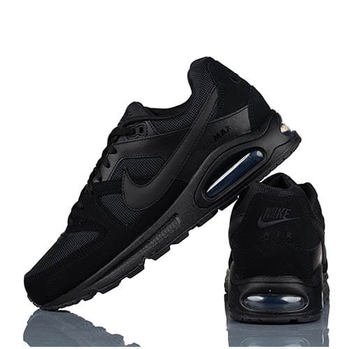 Nike Air Max Command Całe Czarne 629993 020-buty widok lewo/tył