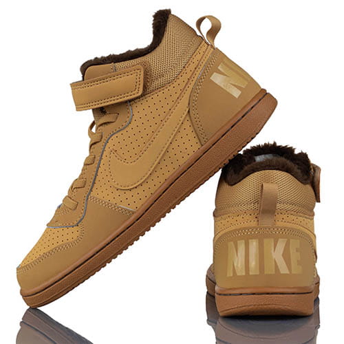 Nike Court Borough Mid Wtr Psv-buty widok lewo/tył