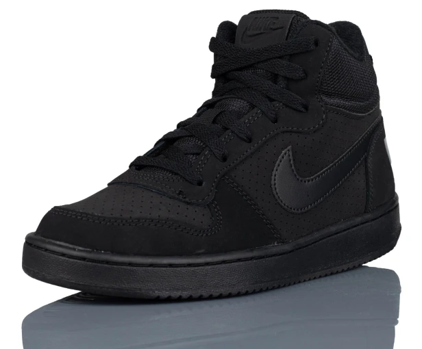 Nike Court Borough Mid (Gs) 839977 001-but widok z boku