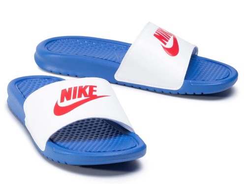 Nike Benassi Jdi 343880 410-klapki widok z boku