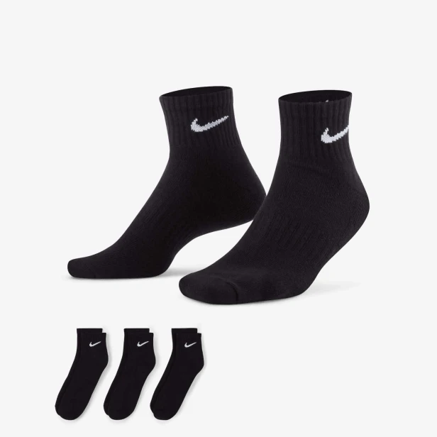 Nike Everyday Quarter Cotton Cushioned Sx7667 010-skarpetki widok z boku