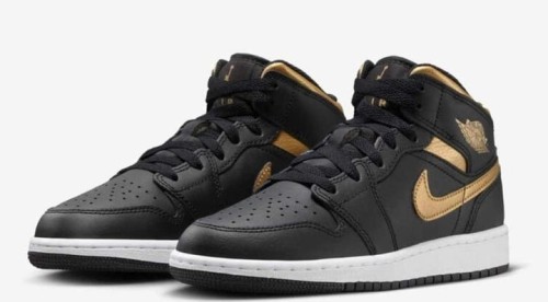 Nike Air Jordan 1 Mid Dq8426 071-buty widok z boku