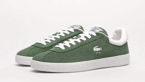 Lacoste Baseshot 223 1 Sma Zielone-buty widok z boku