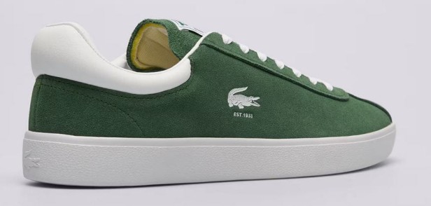 Lacoste Baseshot 223 1 Sma Zielone-but skierowany w prawo