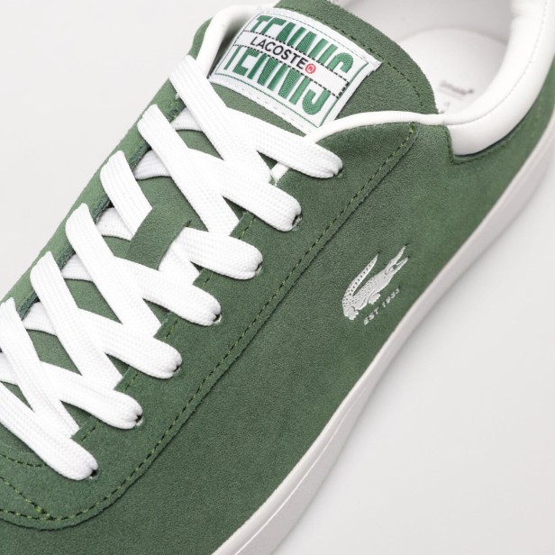 Lacoste Baseshot 223 1 Sma Zielone-but zbliżenie z przodu