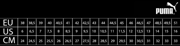 Puma Graviton Sl Remix 396104 04-tabela rozmiarów