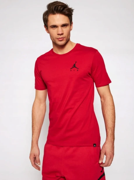 Nike Mj Jumpman Air Embroidered Tee Ah5296 687-koszulka widok przód