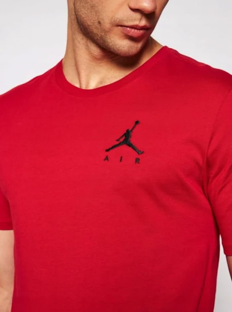 Nike Mj Jumpman Air Embroidered Tee Ah5296 687-koszulka zbliżenie przód