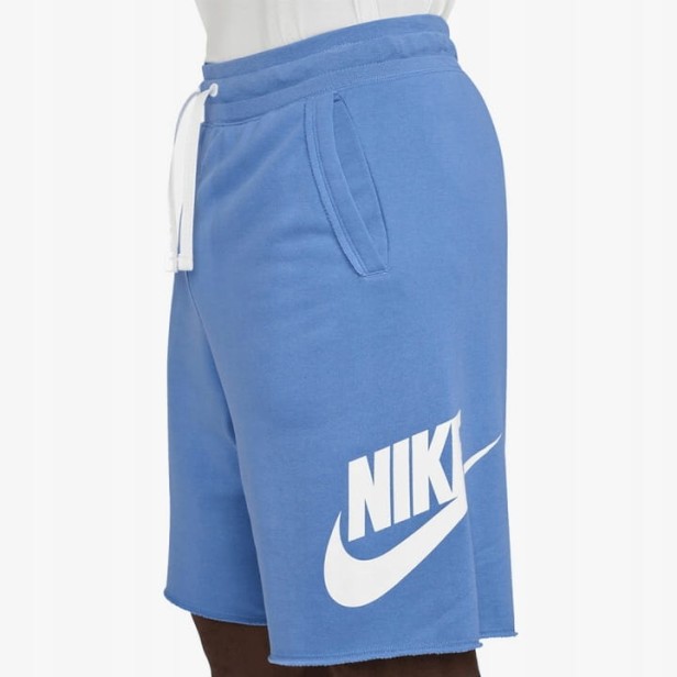 Nike M Nk Club Alumni Hbr Ft Short Dx0502 450-spodenki widok bok