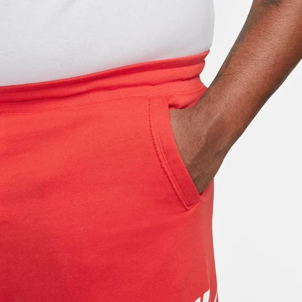 Nike M Nk Club Alumni Hbr Ft Short Dx0502 657-spodenki zbliżenie kieszeń