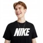 Nike M Nsw Tee Nike Block1 Fs Dx1981 010-koszulka zbliżenie nadruk