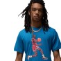 Nike Jordan Flight Essentials Tee Legend Fn6000 457-koszulka zbliżenie nadruk