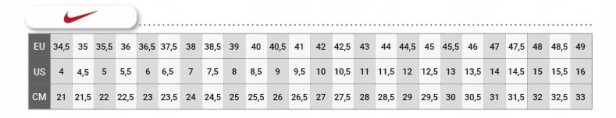 Nike w dunk low ii7636 001-tabela rozmiarów