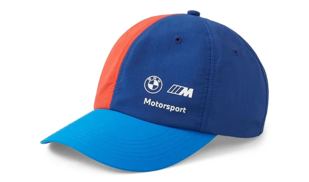 Bmw Mms Heritage Bb Cap Pro Blue 024479 03- czapka z daszkiem niebieska widok z przodu