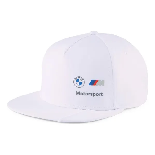 Puma Bmw Mms Fb Cap White 024480 02- biała z daszkiem czapka przód