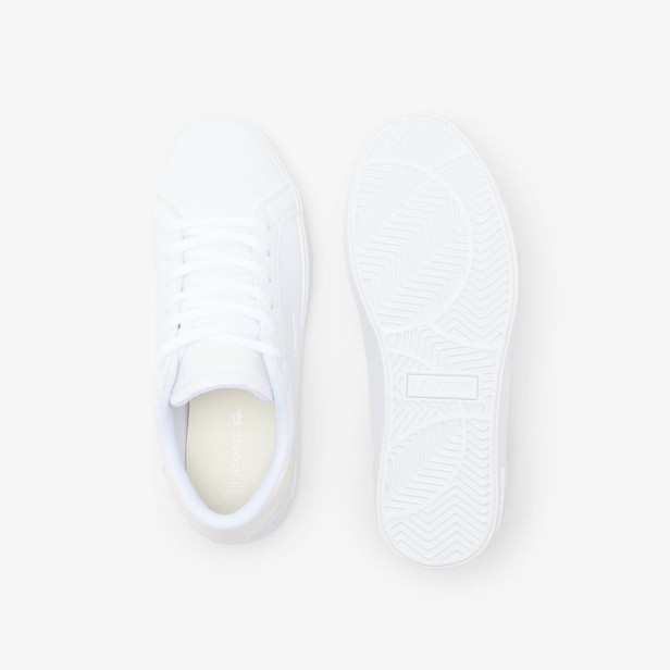 Lacoste Powercourt 225 1 Suj 750suj001865 Widok z góry cholewki oraz podeszwa widoczna na drugim bucie